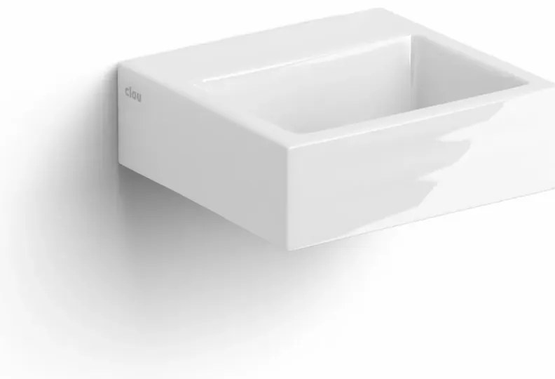 Clou Flush 1 keramische fontein 28cm zonder kraangat wit glans