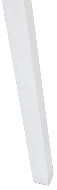 Landelijke vloerlamp tripod wit - Tripod Classic