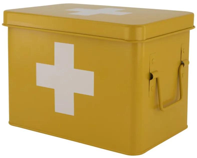 Medicijnbox 15.5x22.5x16 Okergeel