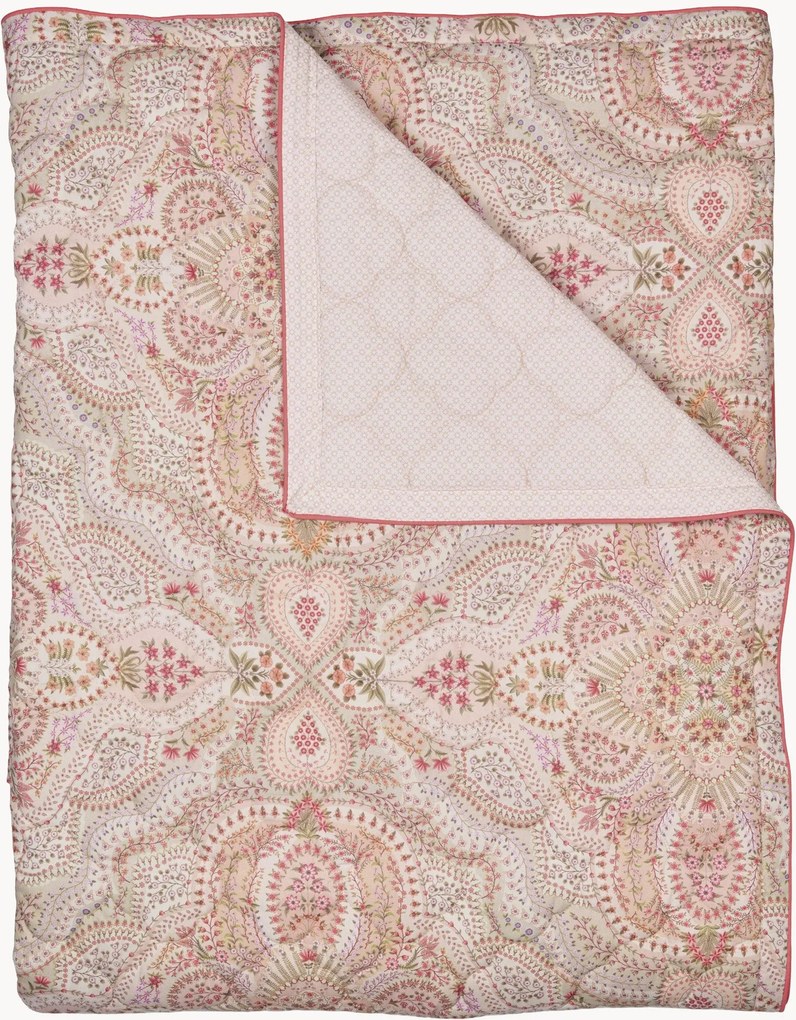 Katoenen perkal bedsprei Moon Flower