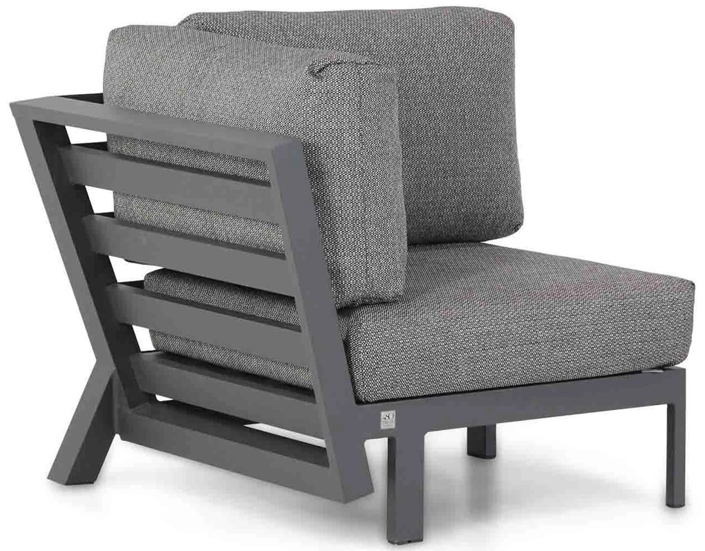 4 Seasons Outdoor Empire Loungeset Aluminium Grijs 3-delig