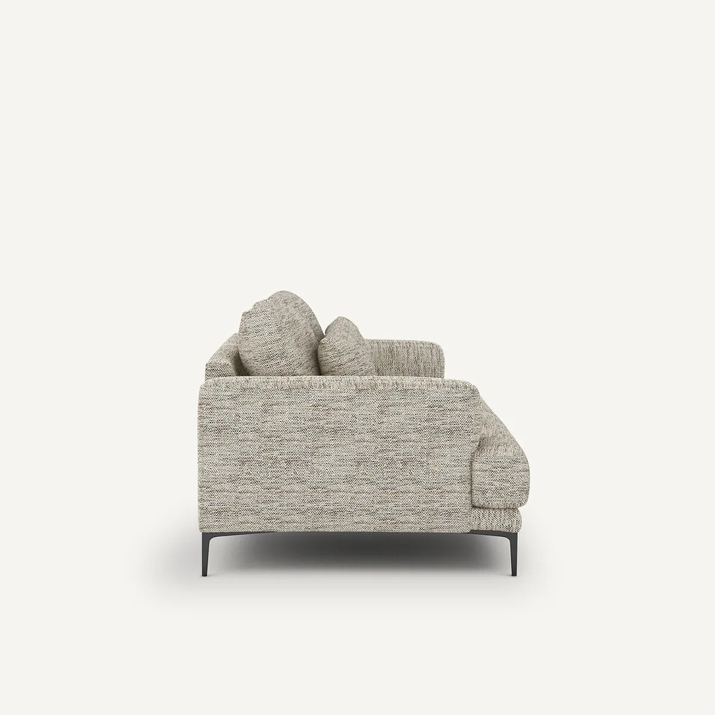 2-zits bank in gestippeld visgraatmotief, Marsile