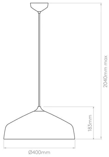 Astro -  Hanglamp Ginestra Zwart  Metaal