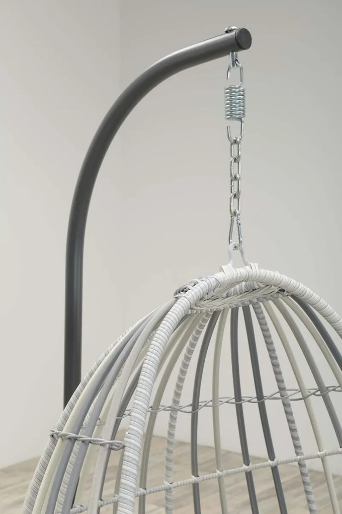 Hangstoel Panama swing egg - Cloudy grey