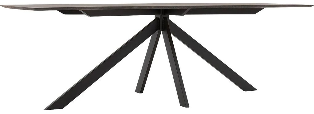 Goossens Excellent Eettafel Uniek, Semi rechthoekig 240 x 100 cm