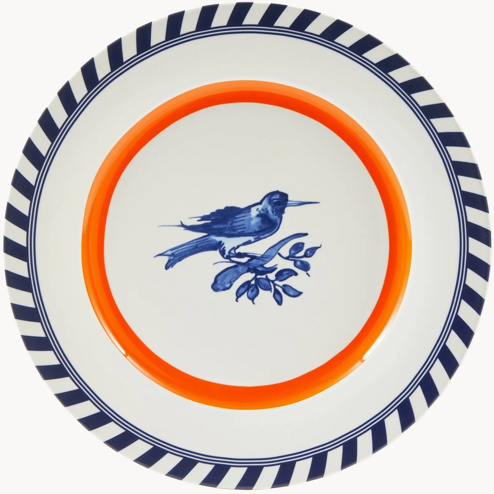 Dinerborden Bird Patterned, 2-delig