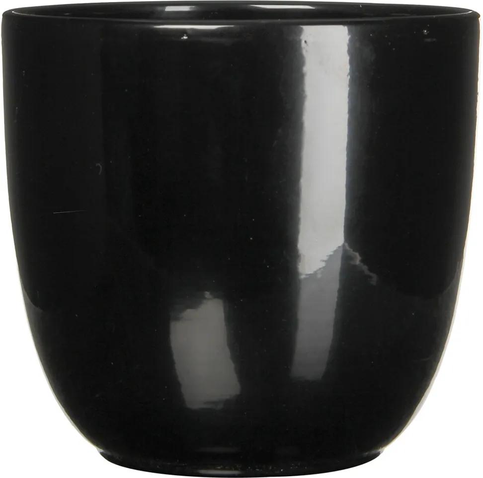 Bloempot Pot rond es/19 tusca 20 x 22.5 cm zwart Mica