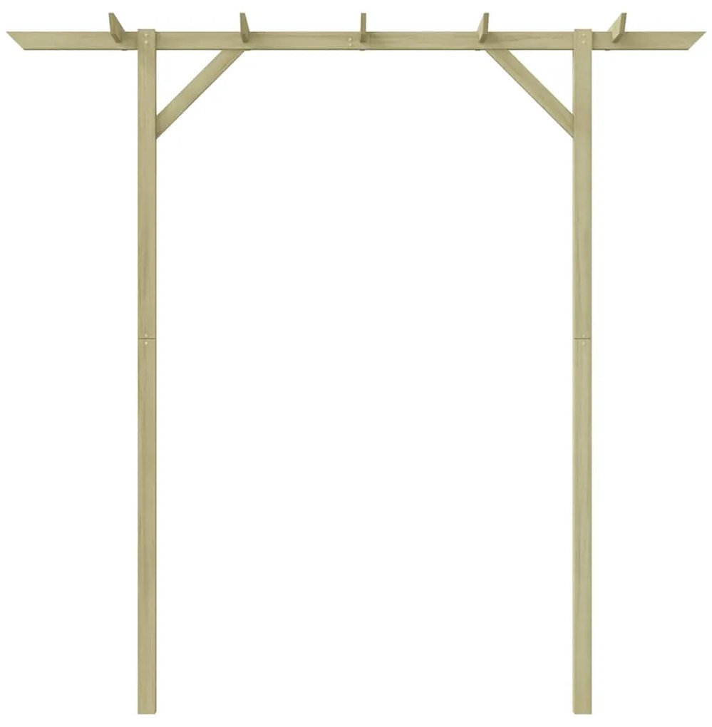 vidaXL Pergola 205x40x203 cm hout