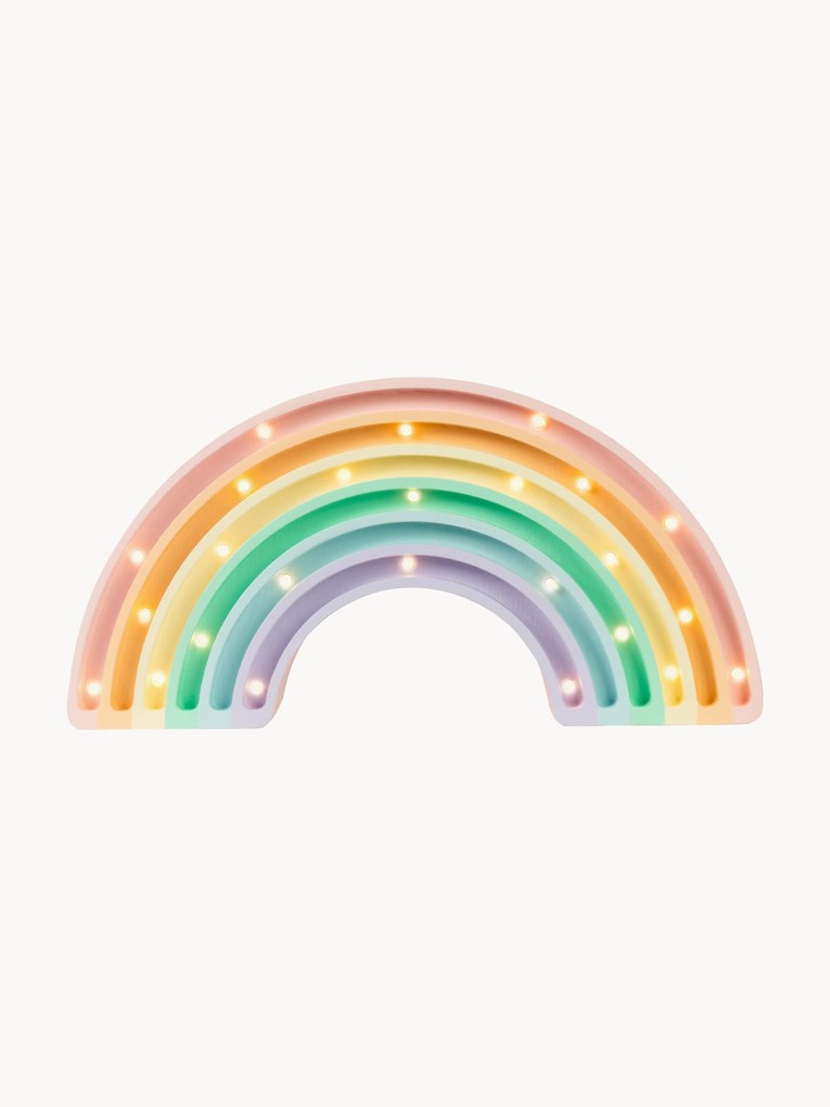 Handgemaakte LED-kinderlamp Rainbow met timerfunctie en afstandsbediening, dimbaar