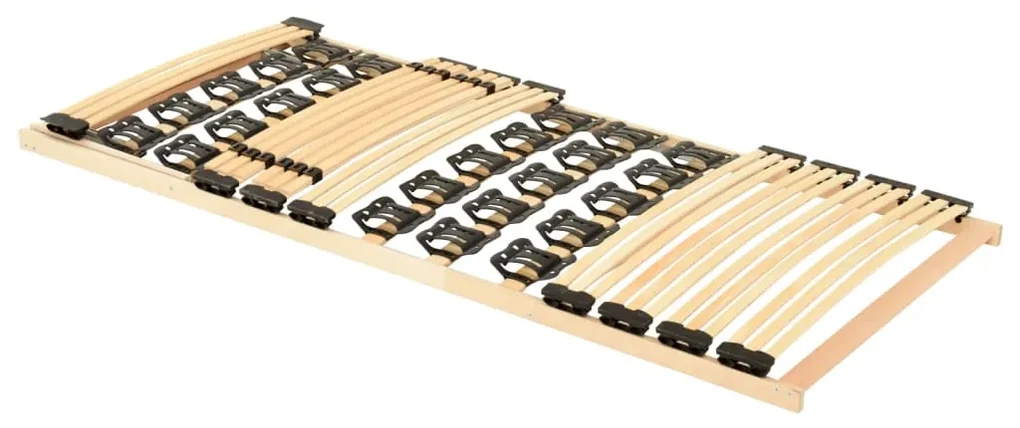 vidaXL Bedframe met 38 latten verstelbaar hoofdeinde 70x200 cm