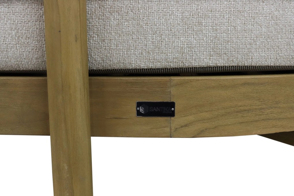 Tuinstoel Teak Old teak greywash Santika Kayu