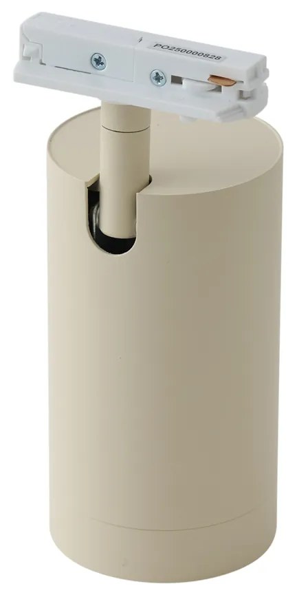 Moderne spot beige voor railsysteem 1-fase GU10 70mm - Iconic Jeana Luxe