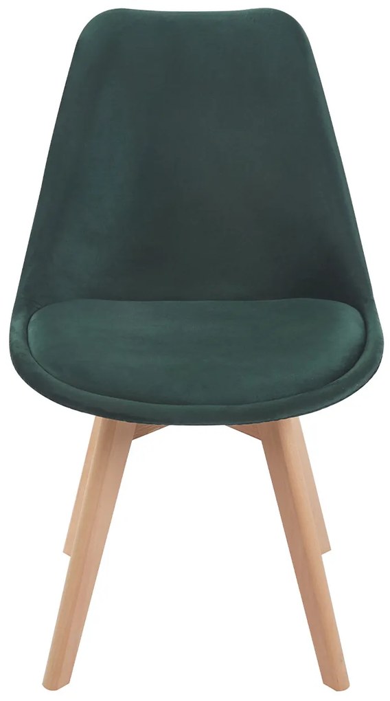 Set van 4 Synk Fluwelen Stoelen
