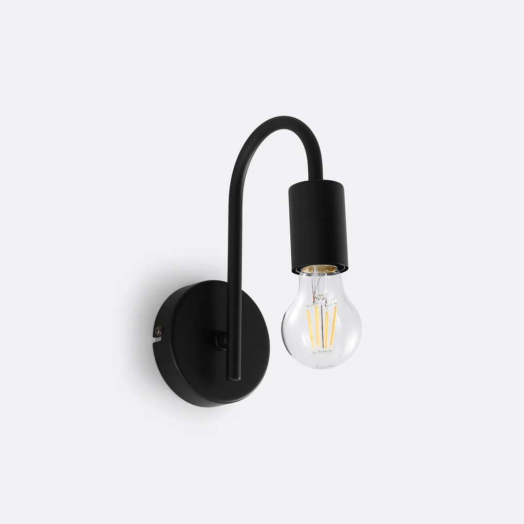 Wandlamp in smeedijzer, Hiba