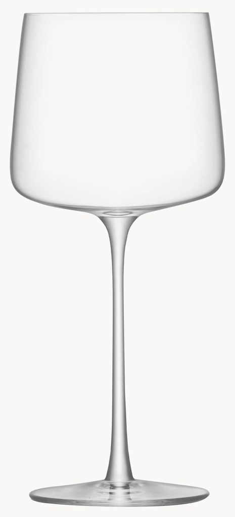 Rode wijnglazen Metropolitan, 4 stuks