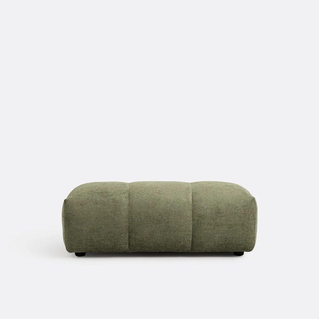 XL poef, dik fluweel, L109 cm, Nuria