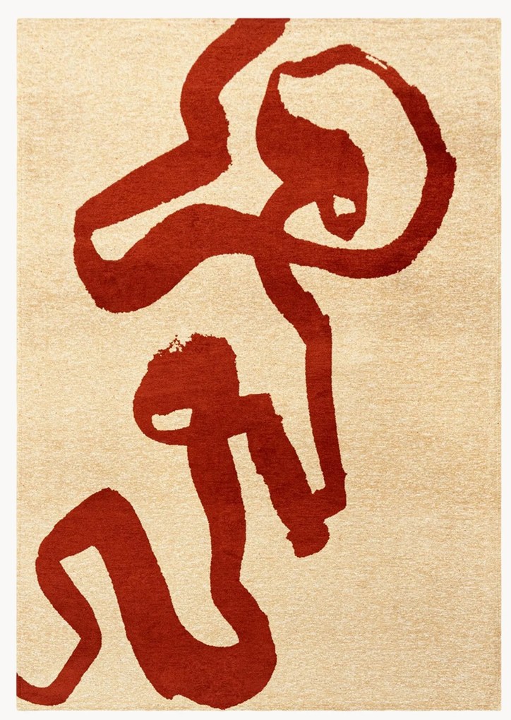 Wasbaar jacquard in- & outdoor vloerkleed Ribbon