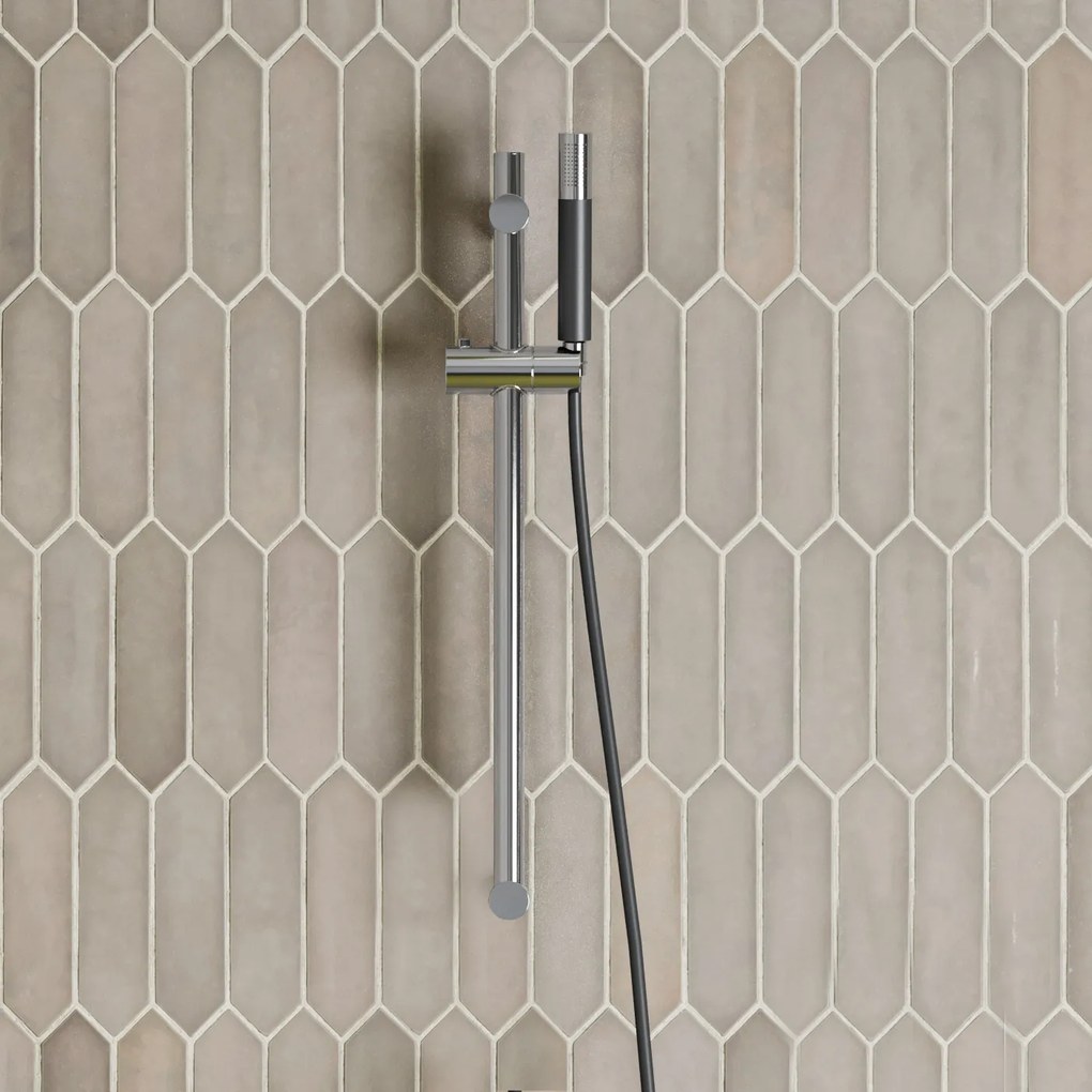 Saniclear Talpa Pro glijstangset met staafhanddouche chroom