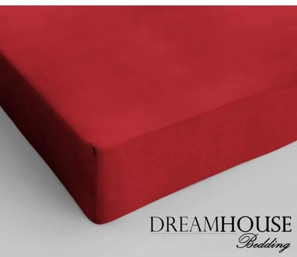 Dreamhouse Bedding Katoen Hoeslaken Red Rood 140 x 200