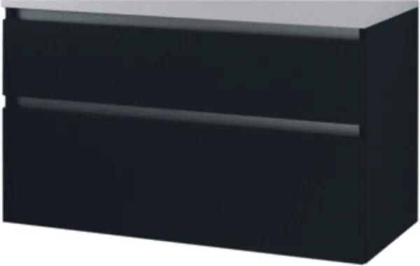 Bruynzeel Pinto Onderbouwkast dubbel 100x56.8x46cm zijde zwart 230382