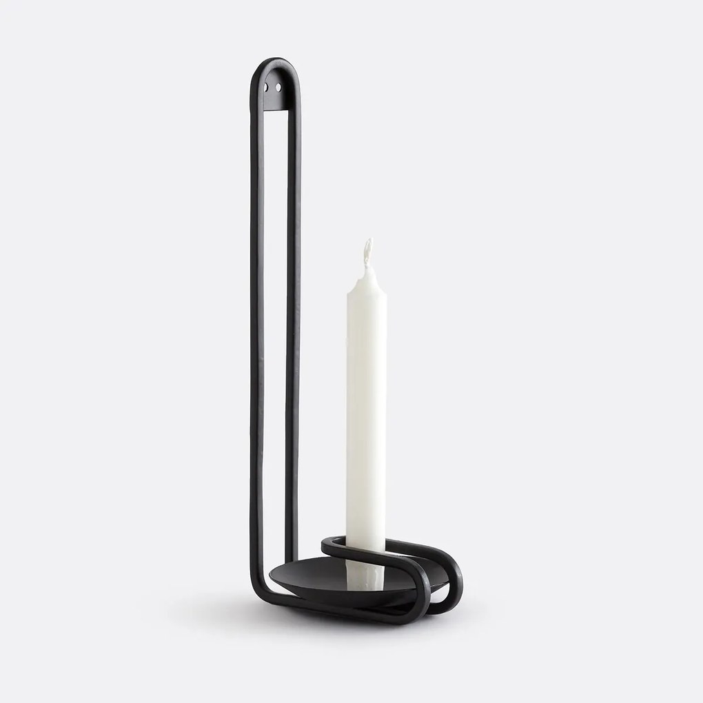 IJzeren wandkandelaar, hoogte 30 cm, CANDRALE