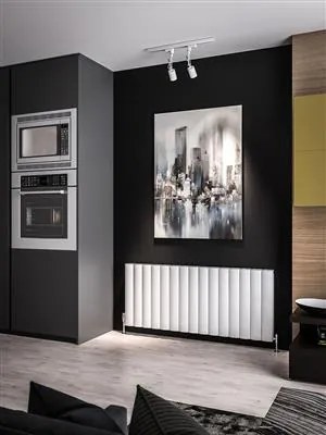 Eastbrook Guardia radiator 140x60cm aluminium 2400W wit mat