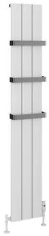 Eastbrook Rosano verticale aluminium radiator 28x180cm mat wit 948 Watt