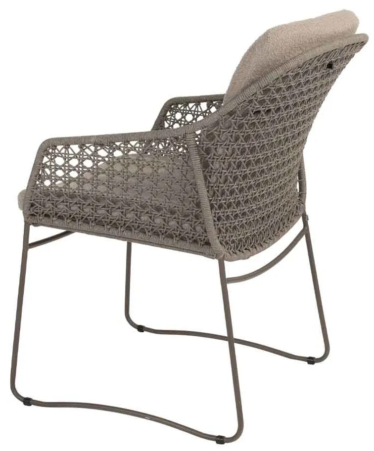 4 Seasons Moretti lounge dining stoel - bruin