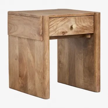 Set Van 2 Nachtkastjes 45x45 Cm In Antonela Mangohout Mangohout - Sklum