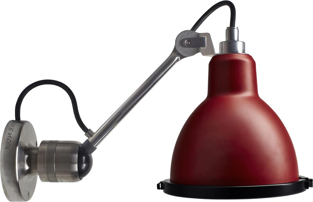 DCW éditions Lampe Gras N304 XL Outdoor Seaside wandlamp bare red