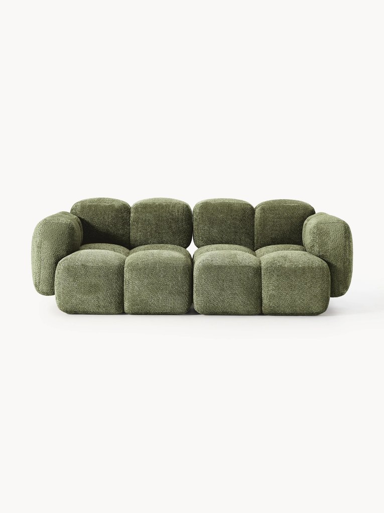Modulaire teddy bouclé bank Tayla (3-zits)