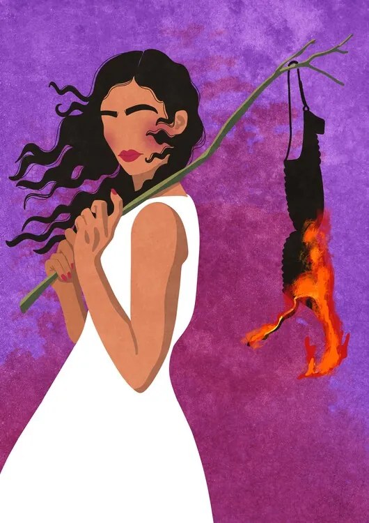 Ilustratie No bra club, Raissa Oltmanns