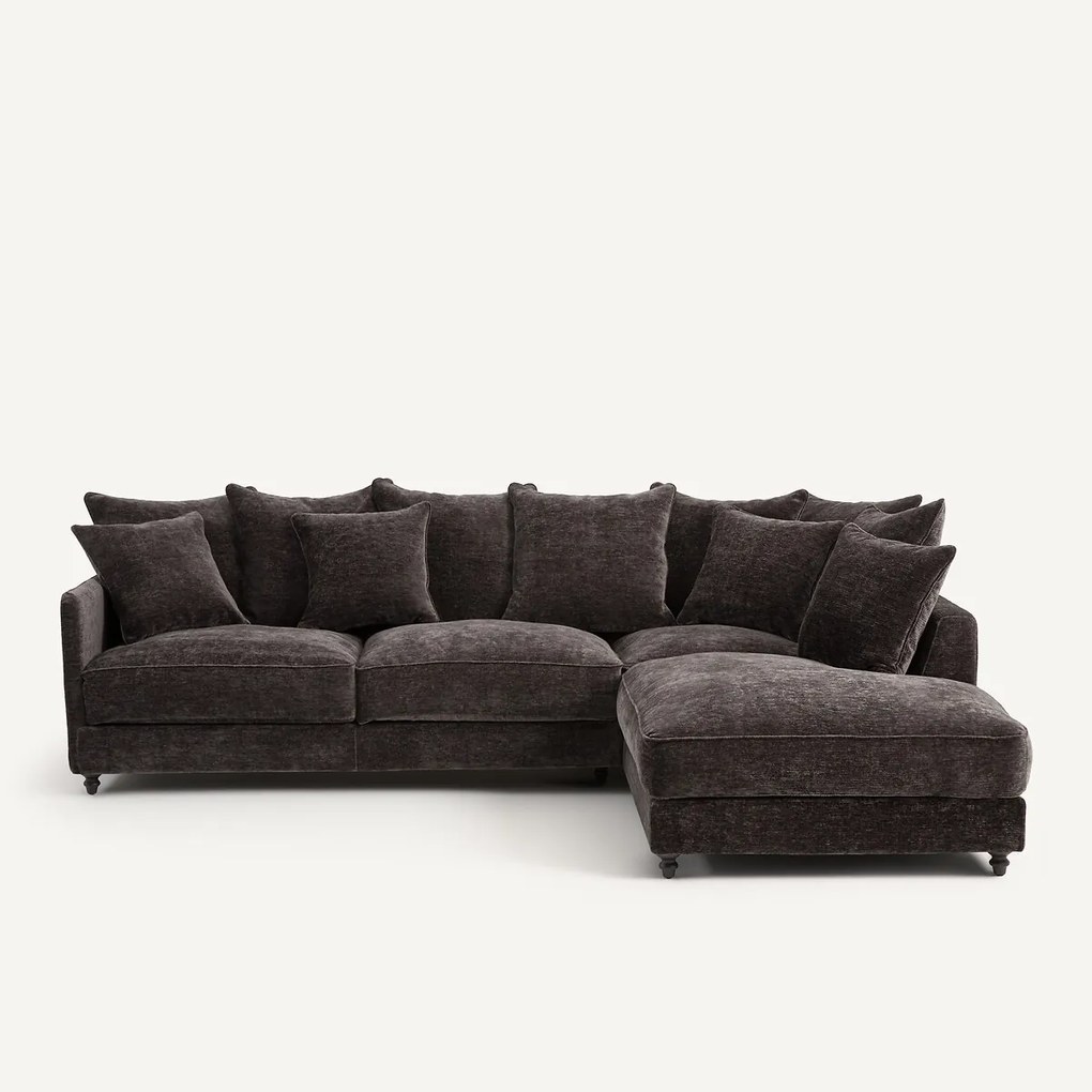 Hoekslaapbank van gerecycled polyester, Lazare