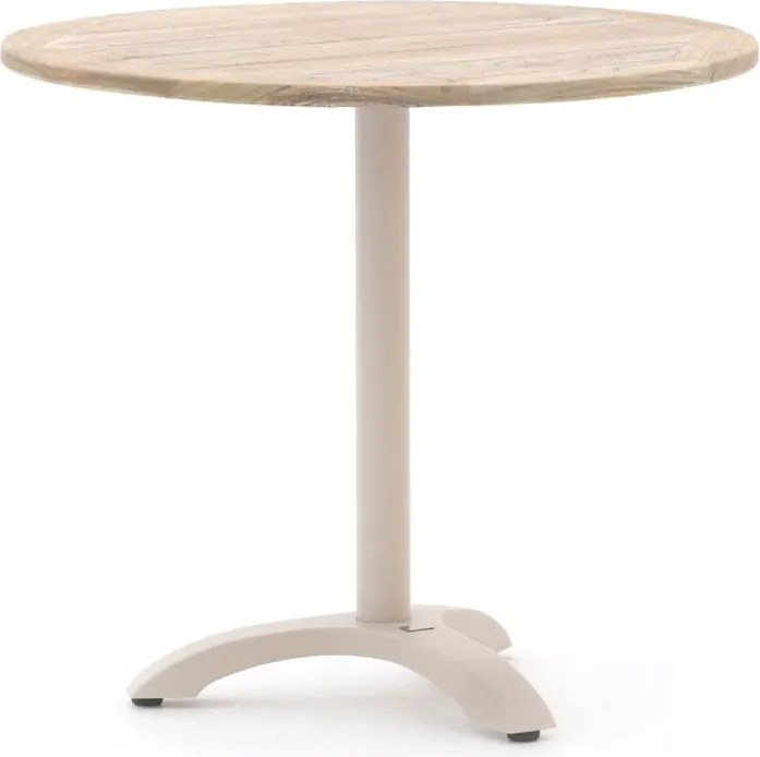 + 15% kassakorting | Tuin eettafel Bellagio  | Rond  | Tuintafel Teakhout | Ø85cm | 2 personen | Kees Smit Tuinmeubelen