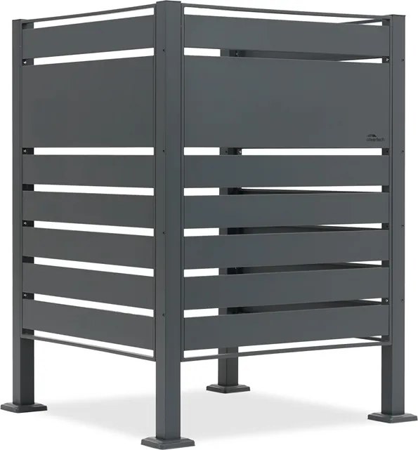 Afvalemmerhoes 120l of 240l Halen CoverTech antraciet