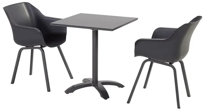 Hartman Sophie Element dining armstoel - Xerix- Alu poot