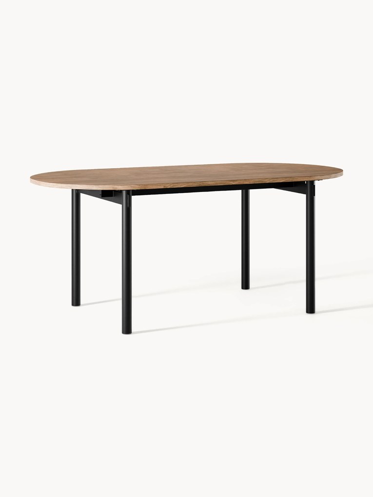 Ovale eettafel Mavi, in verschillende formaten