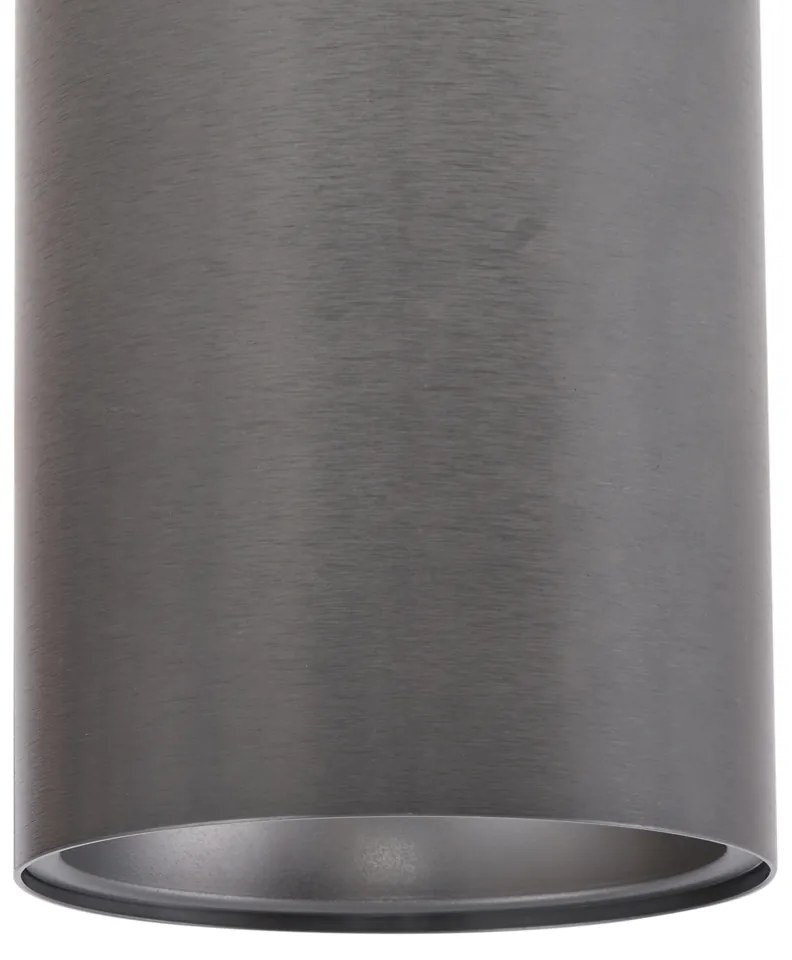 Moderne opbouwSpot / Opbouwspot / Plafondspot gunmetal GU10 50mm - Deep Modern GU10 rond Binnenverlichting Lamp