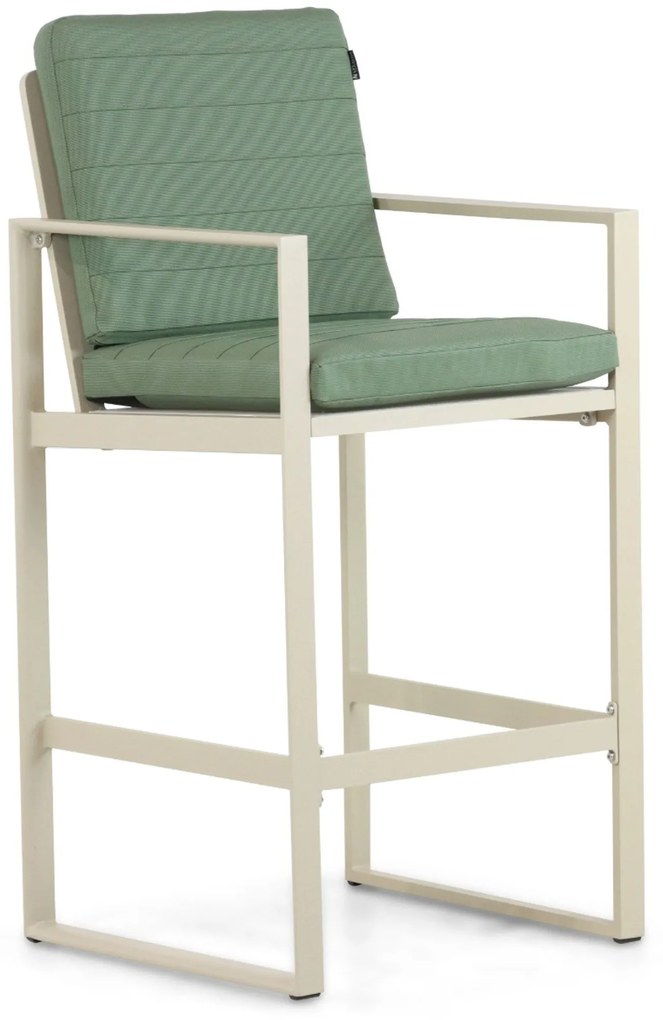 Barstoel Aluminium Taupe-naturel-bruin Lifestyle Garden Furniture Nuno