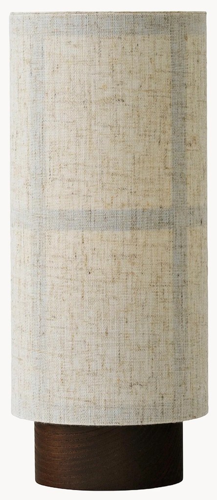 Handgemaakte mobiele linnen tafellamp Hashira, dimbaar