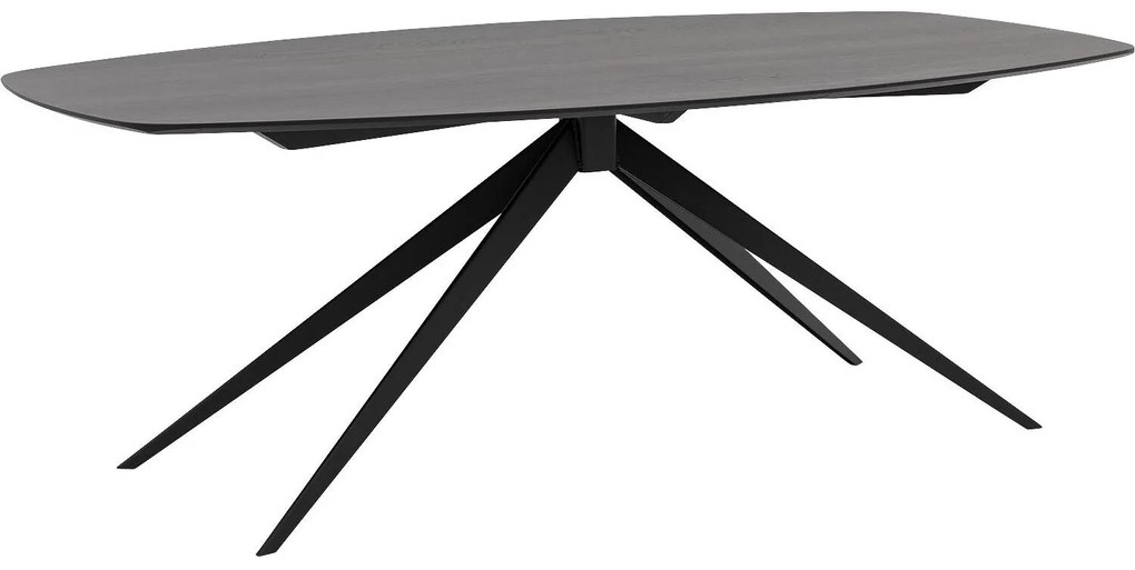 Goossens Excellent Eettafel Uniek, Semi ovaal 260 x 120 cm