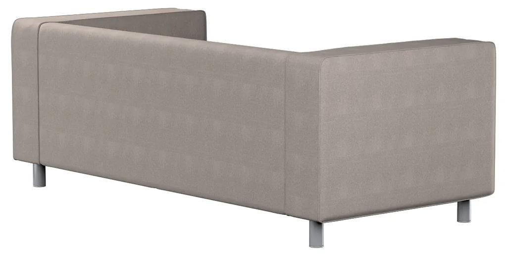 Dekoria IKEA zitbankhoes voor Klippan 2-zitsbank, beige-grijs
