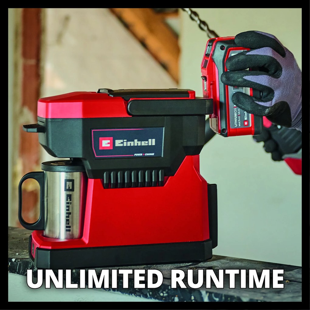 Einhell TE-CF 18 Li Accu koffiezetapparaat