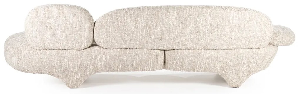 Eleonora Jayden Design Bank Organische Vorm Beige