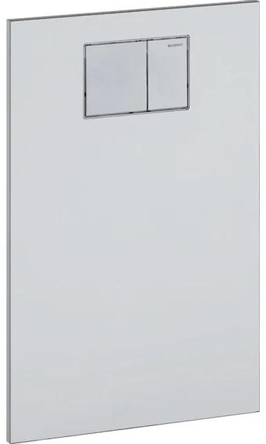 Geberit UP320 bedieningplaat, 2-toets spoeling frontbediening voor toilet 38x59cm wit 115322111