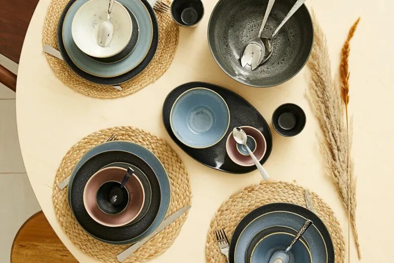 Gebaksbord - 16.5 Cm - Porto - Reactief Glazuur - Taupe (taupe)