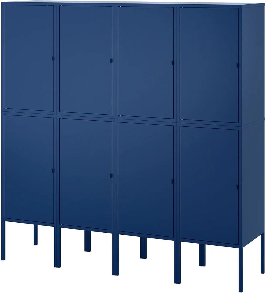 IKEA LIXHULT Opbergcombinatie 140x142 cm Donkerblauw Donkerblauw - lKEA