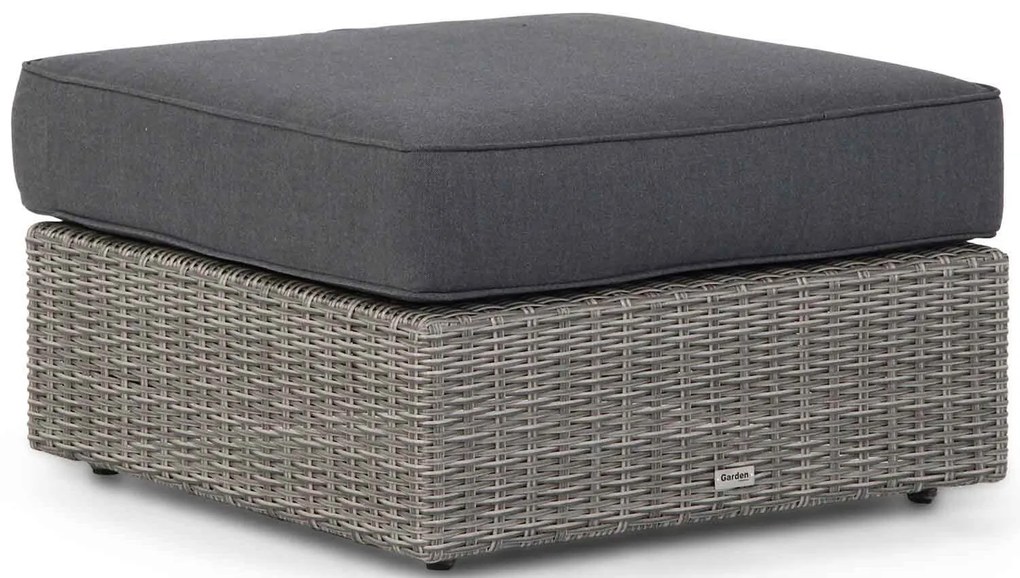 Hoek loungeset 5 personen Wicker Grijs  Garden Collections Oxford