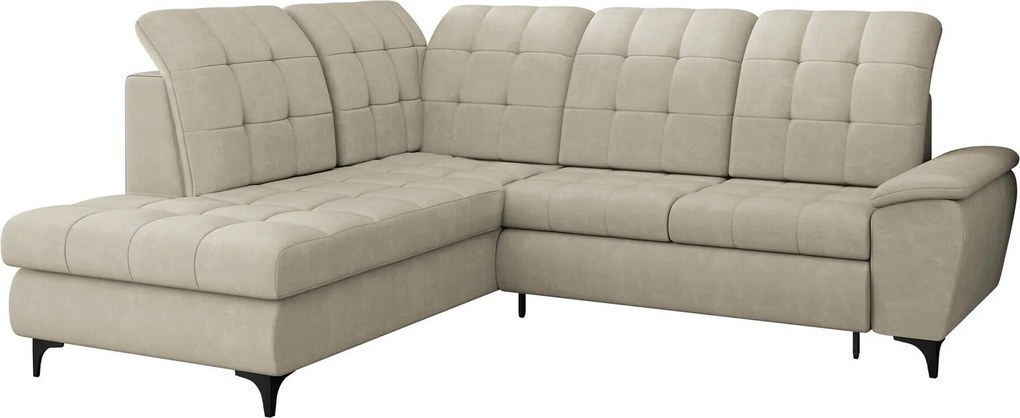 Hoekbank Sanford 101, Aanwezig, Aanwezig, 271x212x104cm, 124 kg, Poten: Metaal, Kunststof, Hout: Beuk, Grenen