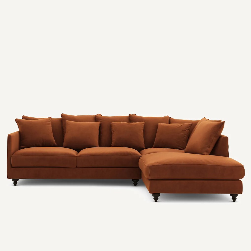 Fluwelen hoekslaapbank, Lazare